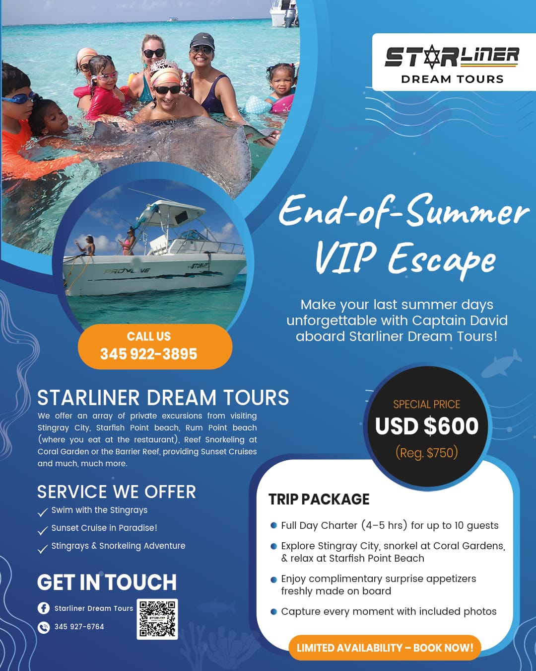 End-of-Summer VIP Escape – Starting at USD $600