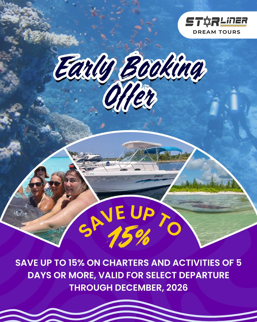 Early Booking Offer – Save Up to 15%